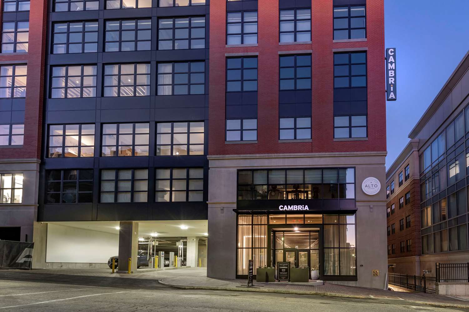 Exterior of hotel