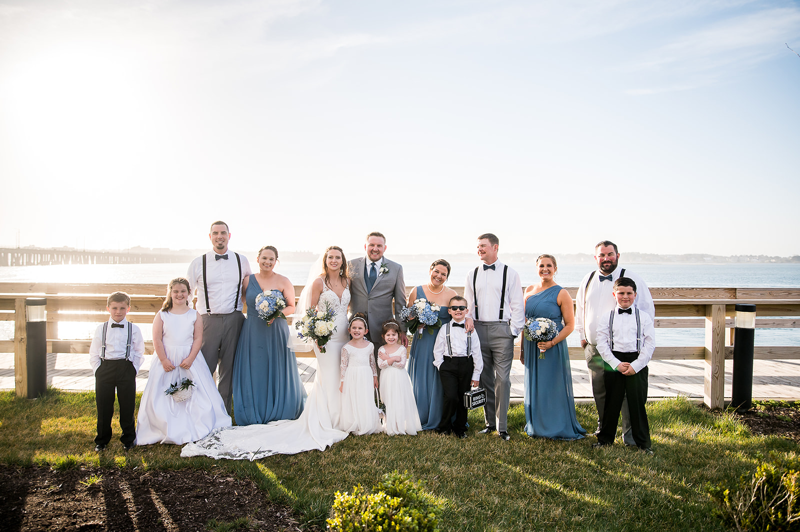 a group of people posing for a photo