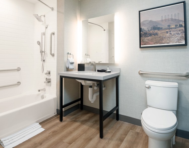 a bathroom with a sink and a bathtub