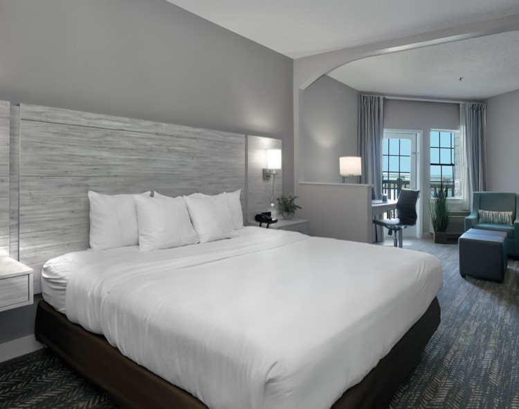 deluxe king bedroom of the property