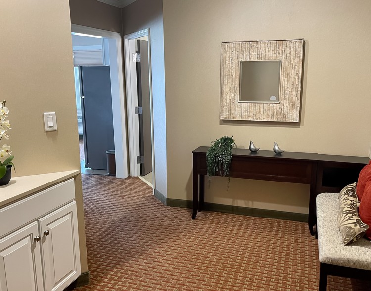 hall of a property with traditional furniture