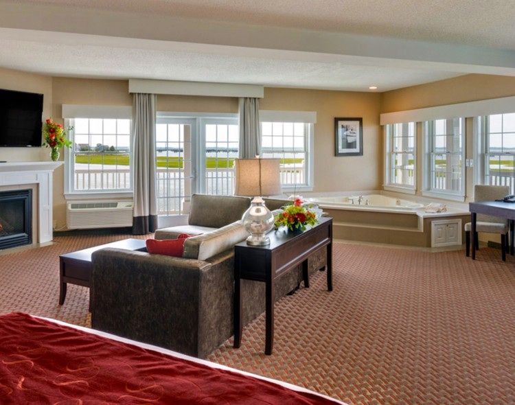 presidential suite room of a hotel