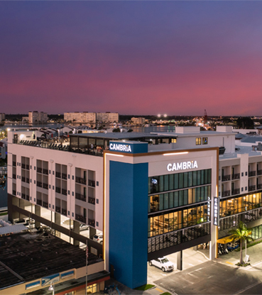 exterior of the property during sunset 